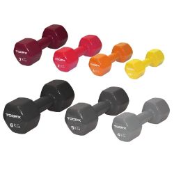 Immagine 1 8 Manubri in vinile da 0,5 kg – Coppia manubri