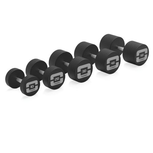 Manubri gommati Tondi da 48 kg – Coppia manubri